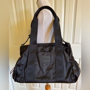 BEBE BECCA Black Nylon Gym/Travel Bag NWT $109